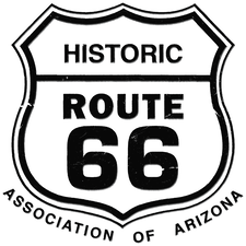 Historic Route 66 Arizona 3 x 2 Magnet Metal Finish